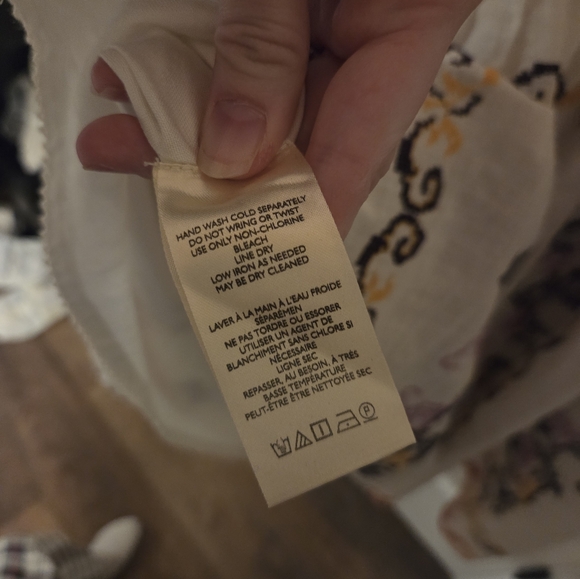 NWT Anthropologie Embroidered Halter Maxi Dress Size 12 In Ivory - Picture 12 of 14